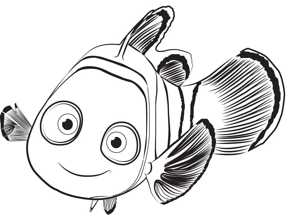 Nemo de Le Monde De Dory coloring page