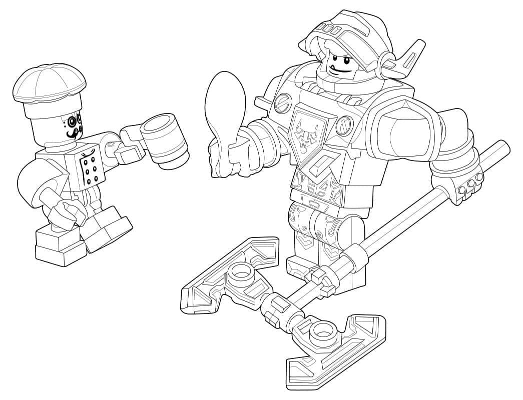 Nexo Knights coloring page