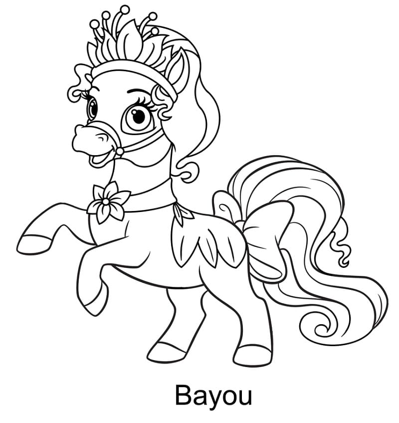 Palace Pets Bayou coloring page