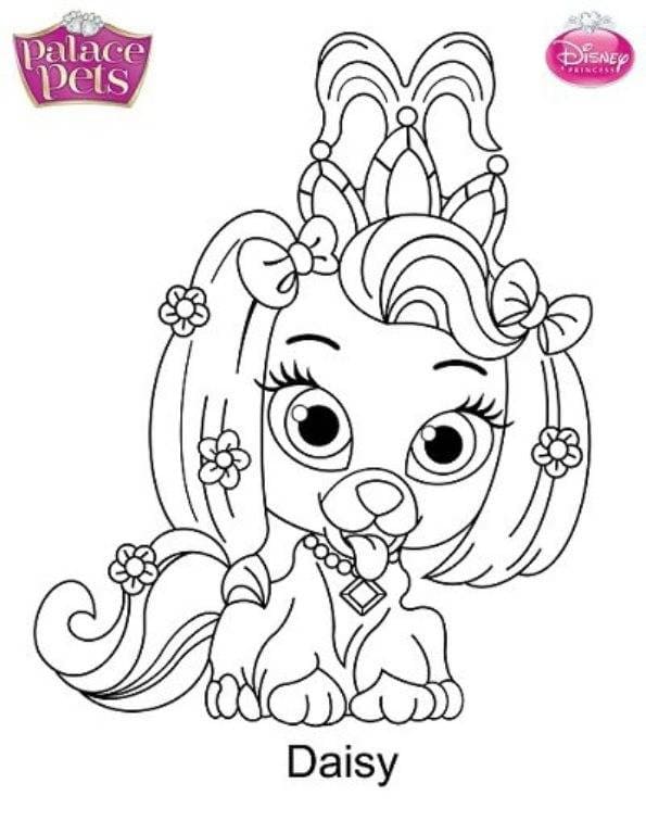 Palace Pets Daisy coloring page