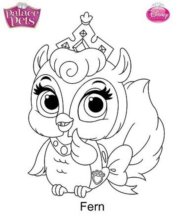 Palace Pets Fern coloring page