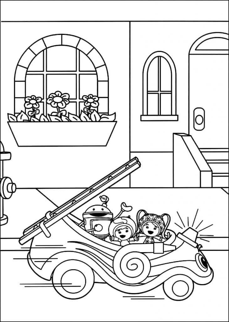 Personnages de Umizoomi coloring page