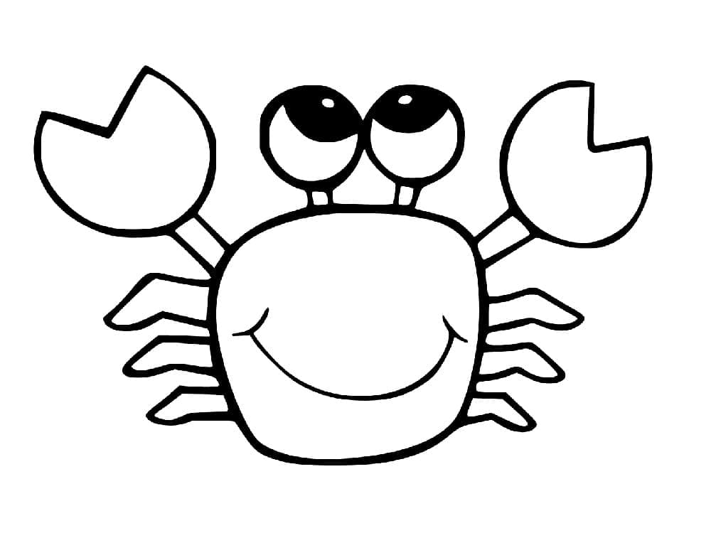 Coloriage Petit Crabe