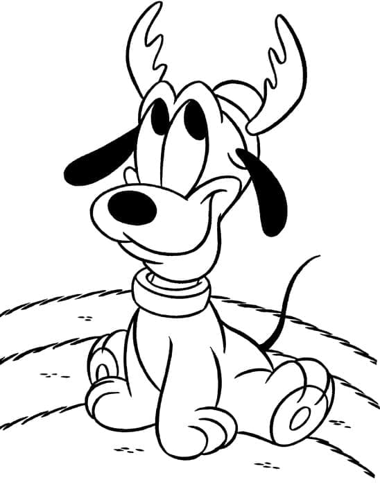 Petit Pluto coloring page