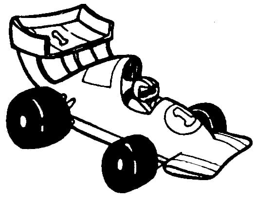 Coloriage Petite Formule 1