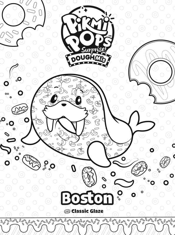 Pikmi Pops Boston coloring page