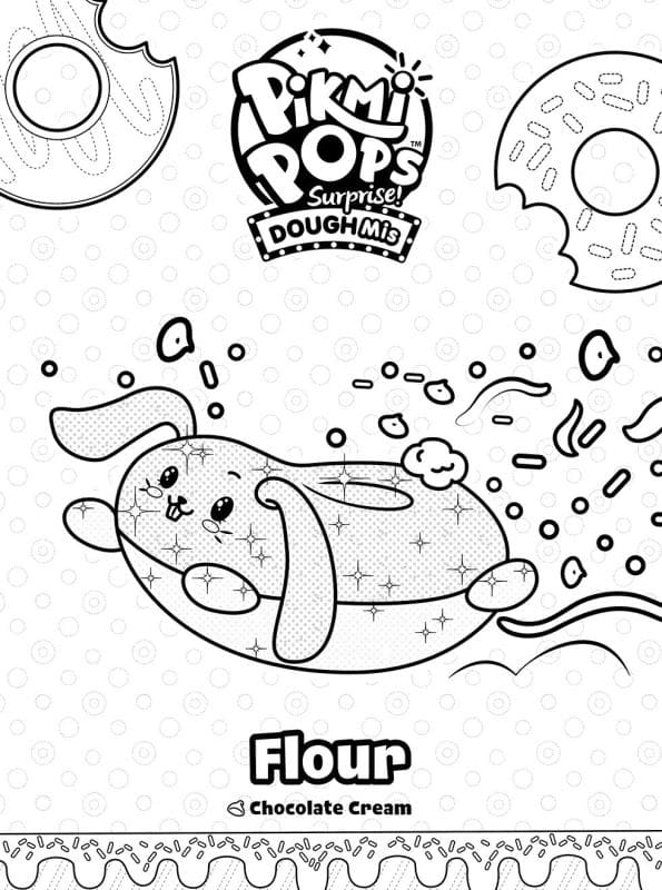 Pikmi Pops Flour coloring page