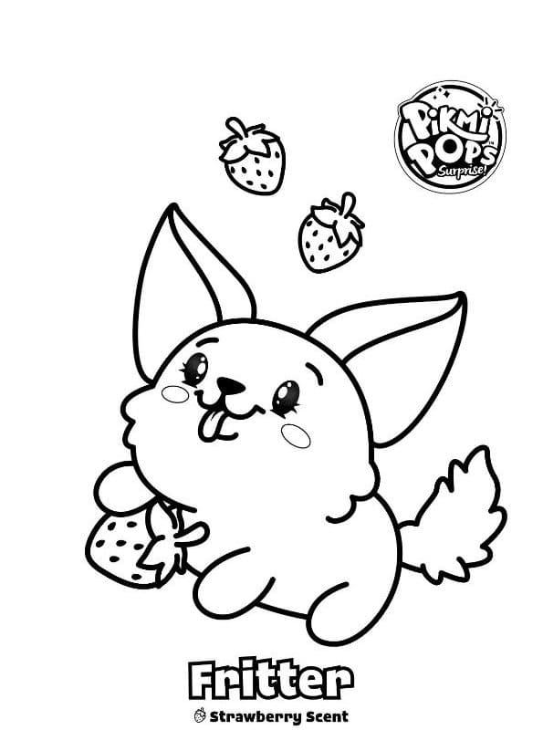Coloriage Pikmi Pops Fritter