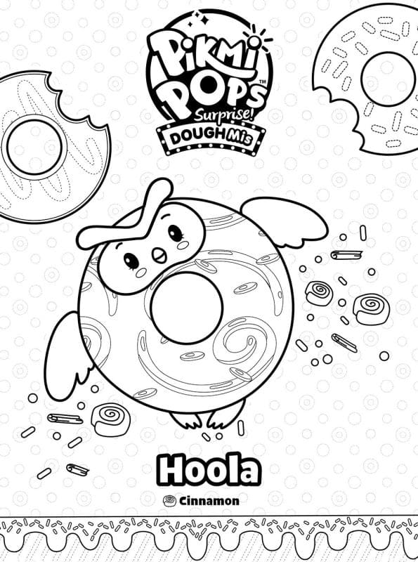 Pikmi Pops Hoola coloring page
