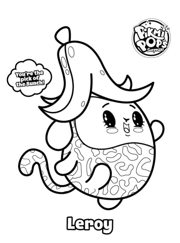 Pikmi Pops Leroy coloring page