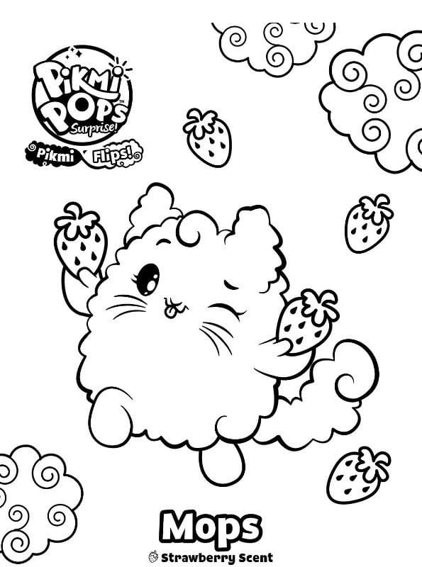 Pikmi Pops Mops coloring page