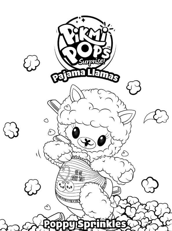 Pikmi Pops Poppy Sprinkle coloring page