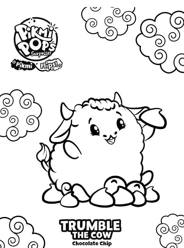 Pikmi Pops Trumble coloring page