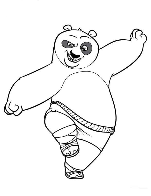 Po Ping coloring page