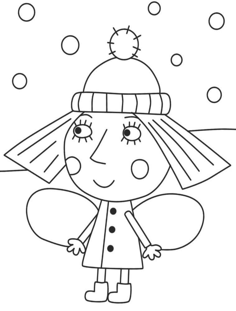 Princesse Holly coloring page