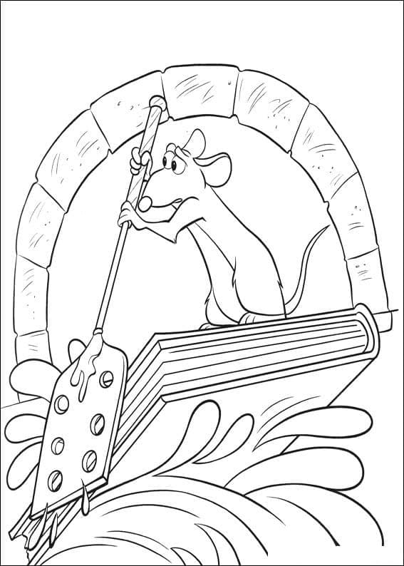 Ratatouille Pour Enfants coloring page