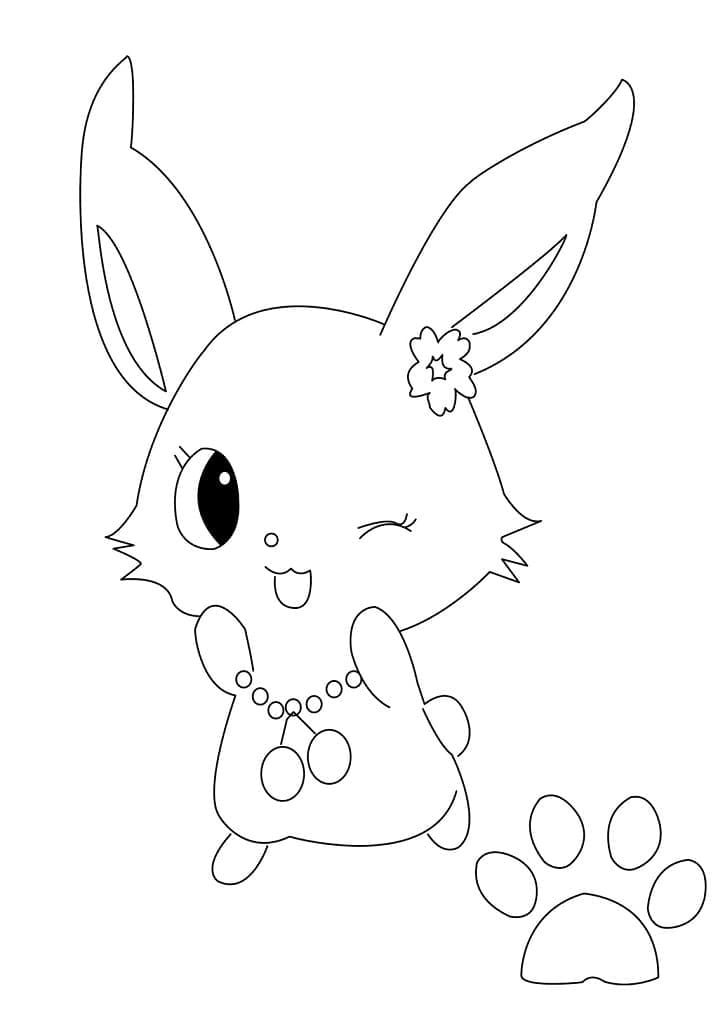 Coloriage Ruby Jewelpet