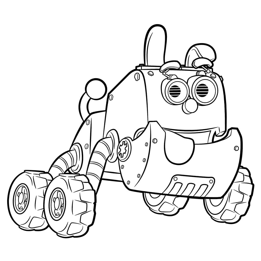 Coloriage Rusty Rivets Bytes