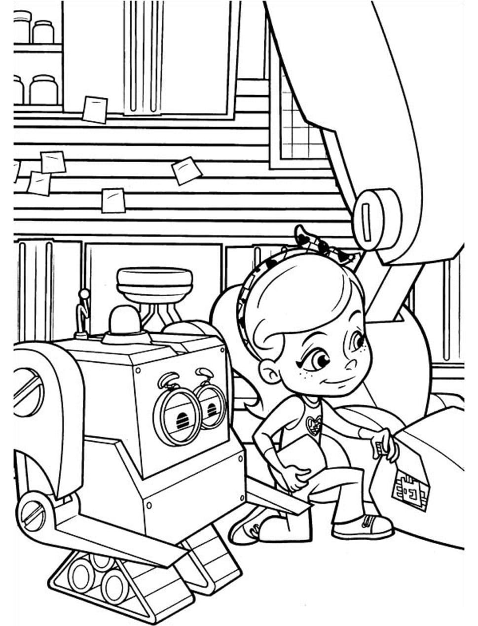 Rusty Rivets Jack et Ruby coloring page
