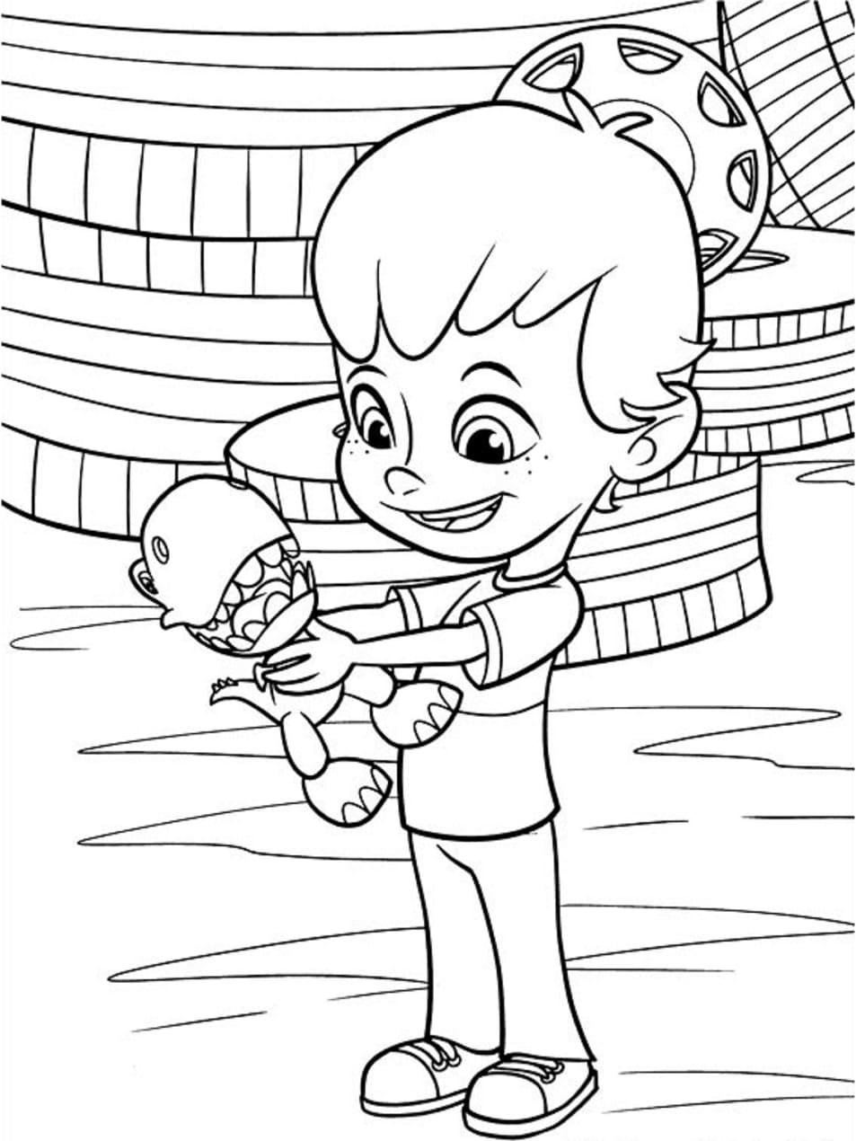 Rusty Rivets Liam coloring page