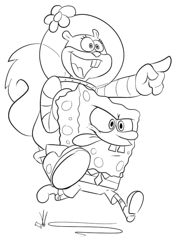 Coloriage Sandy Ecureuil Heureuse T l charger Et Imprimer Gratuit Sur 