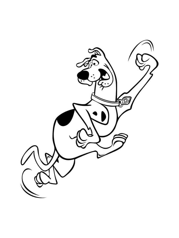 Scooby Doo 1 coloring page