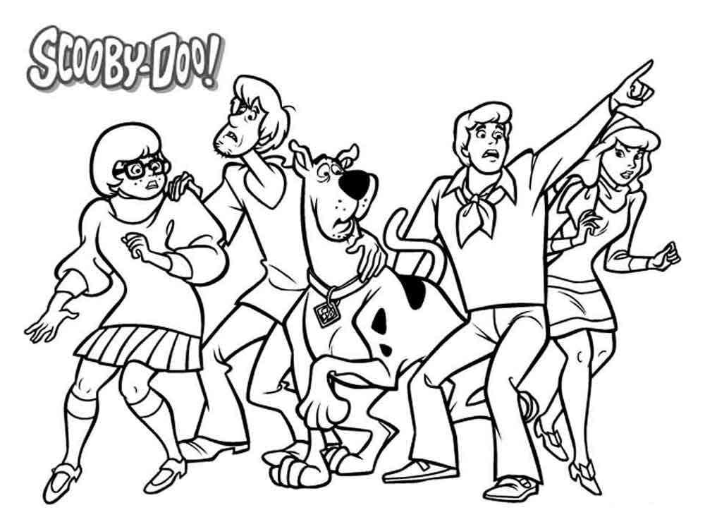 Scooby Doo 2 coloring page