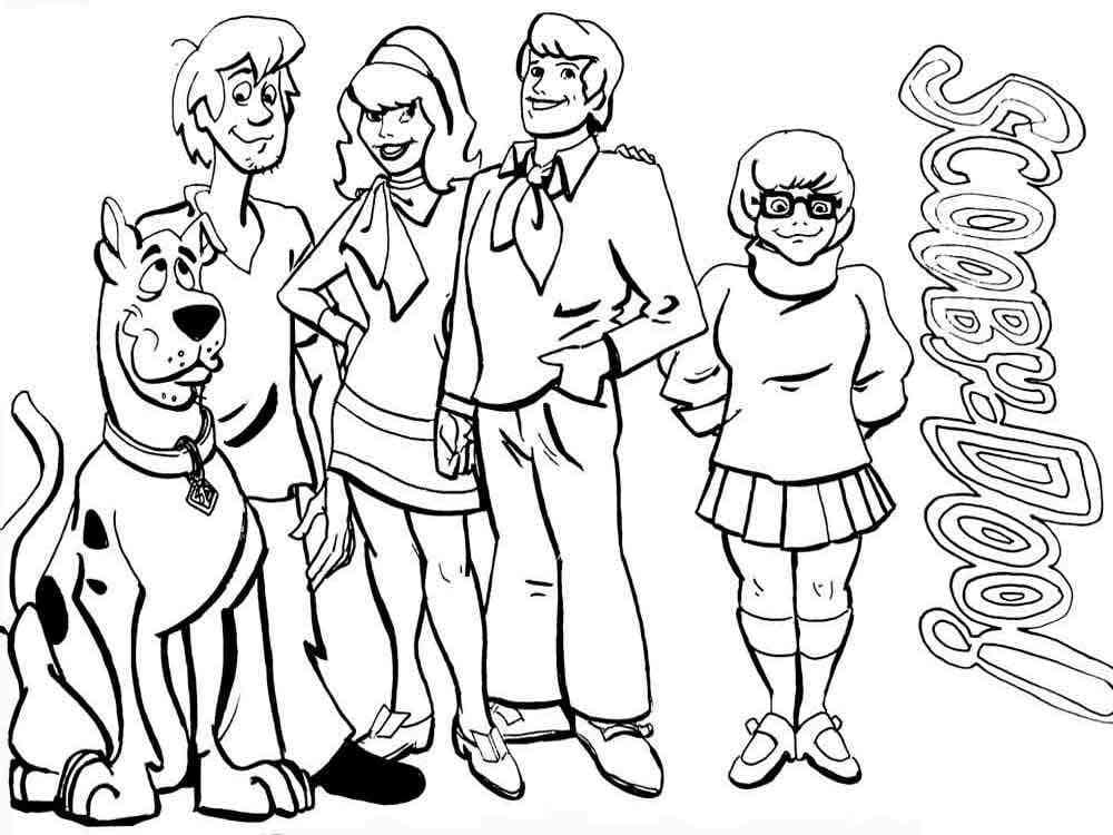 Scooby Doo 6 coloring page