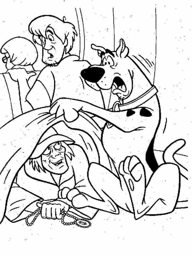 Scooby Doo Gratuit Pour les Enfants coloring page
