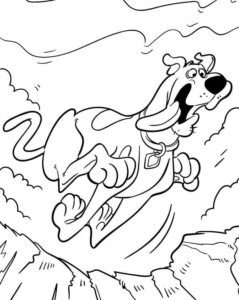 Scooby Doo Hilarant coloring page