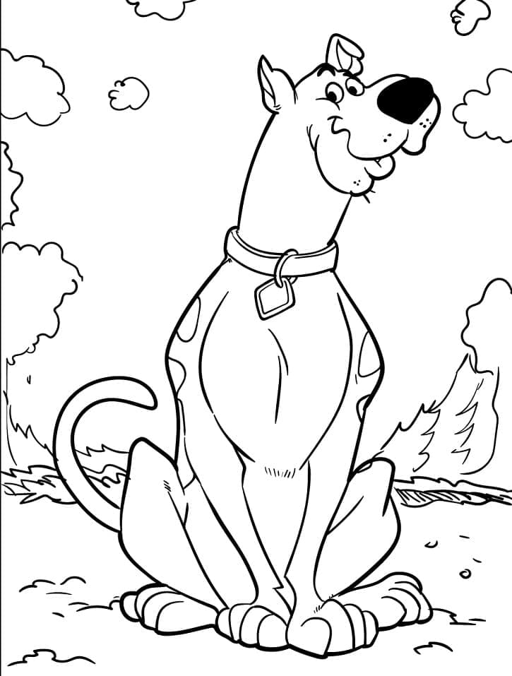 Scooby Doo Mignon coloring page