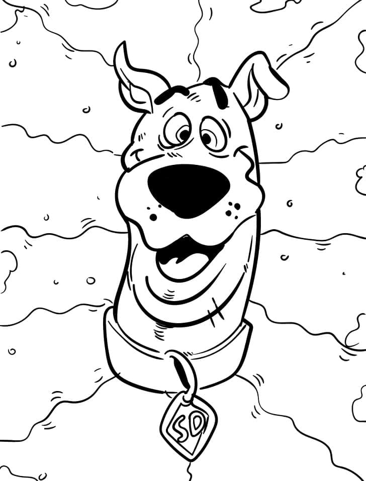 Scooby Doo très Drôle coloring page