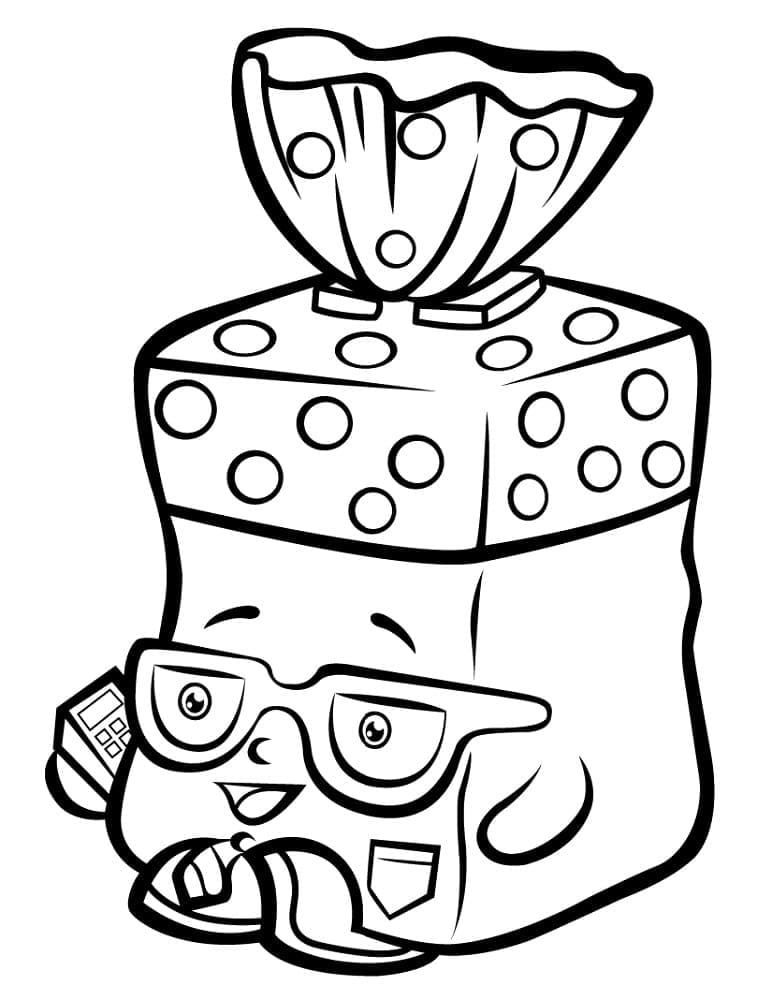 Shopkins Saison 1 Bread Head coloring page