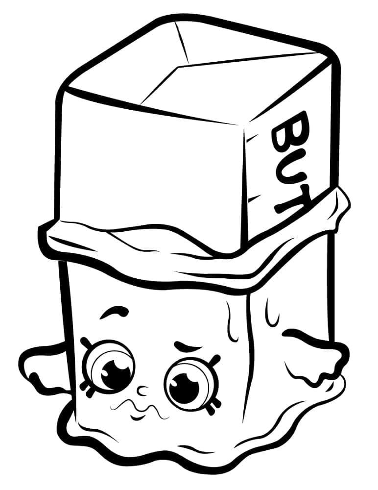 Shopkins Saison 1 Buttercup coloring page