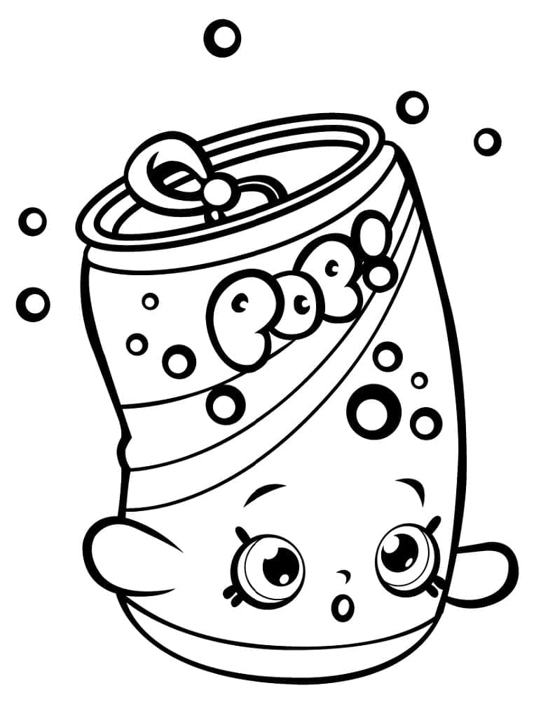 Shopkins Saison 1 Soda Pops coloring page