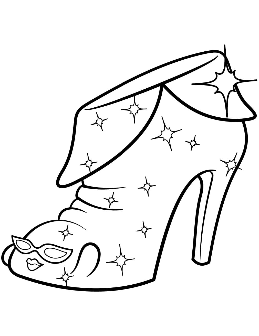Shopkins Saison 2 Angie Ankle Boot coloring page