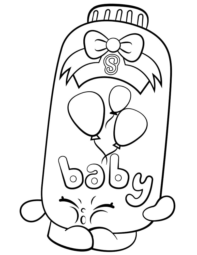 Shopkins Saison 2 Baby Puff coloring page