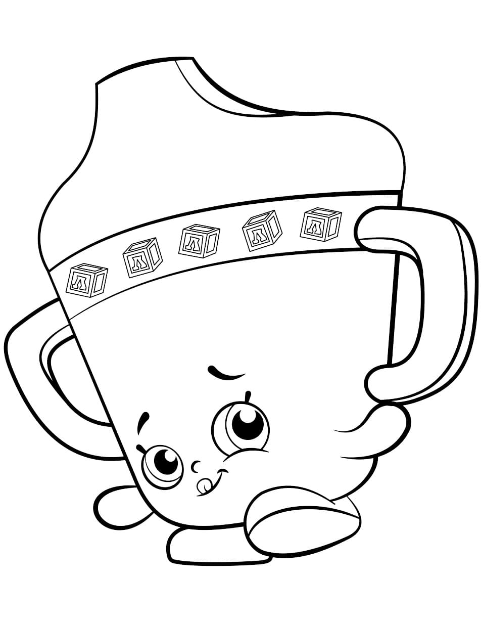 Shopkins Saison 2 Sippy Sips coloring page