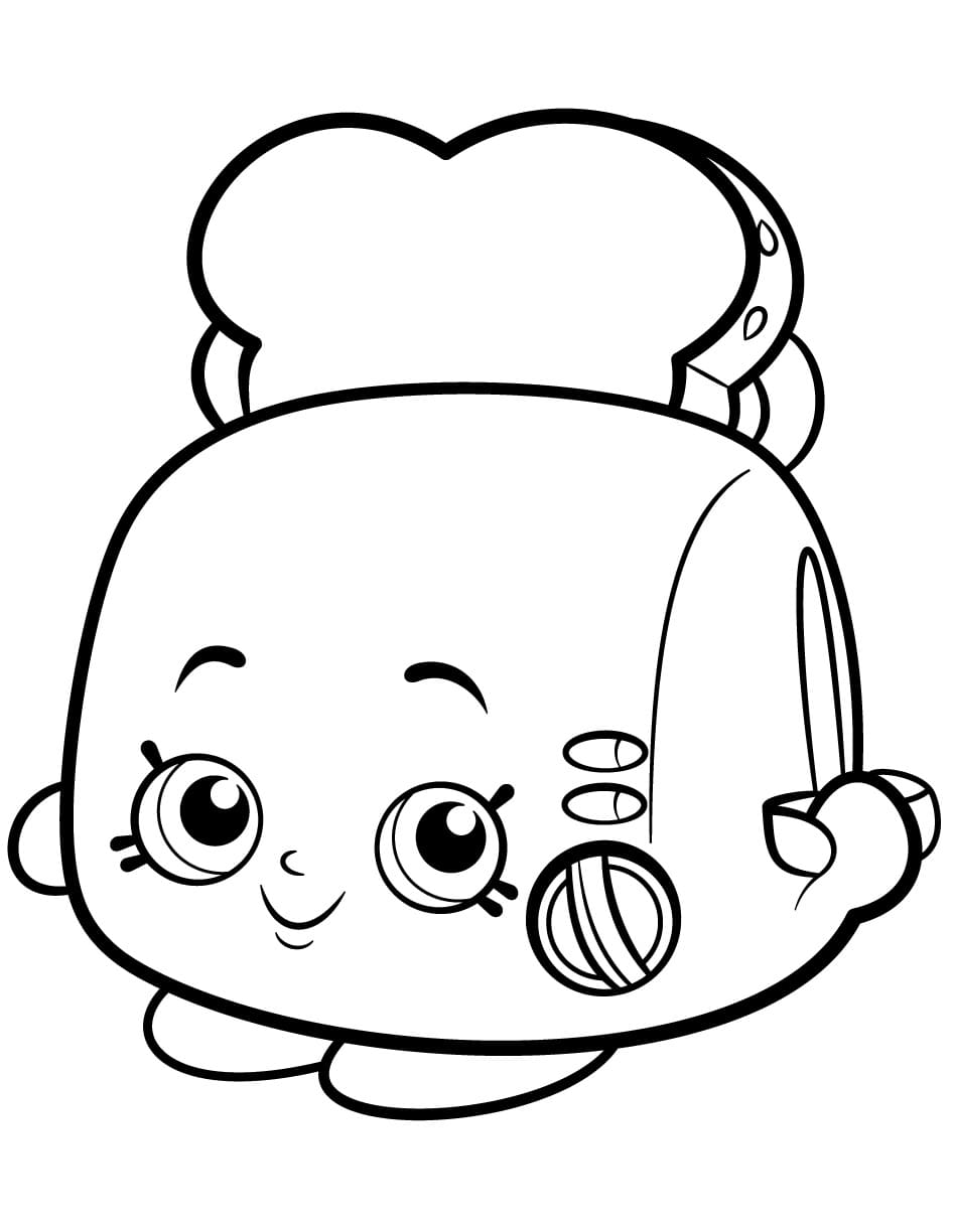 Shopkins Saison 2 Toasty Pop coloring page