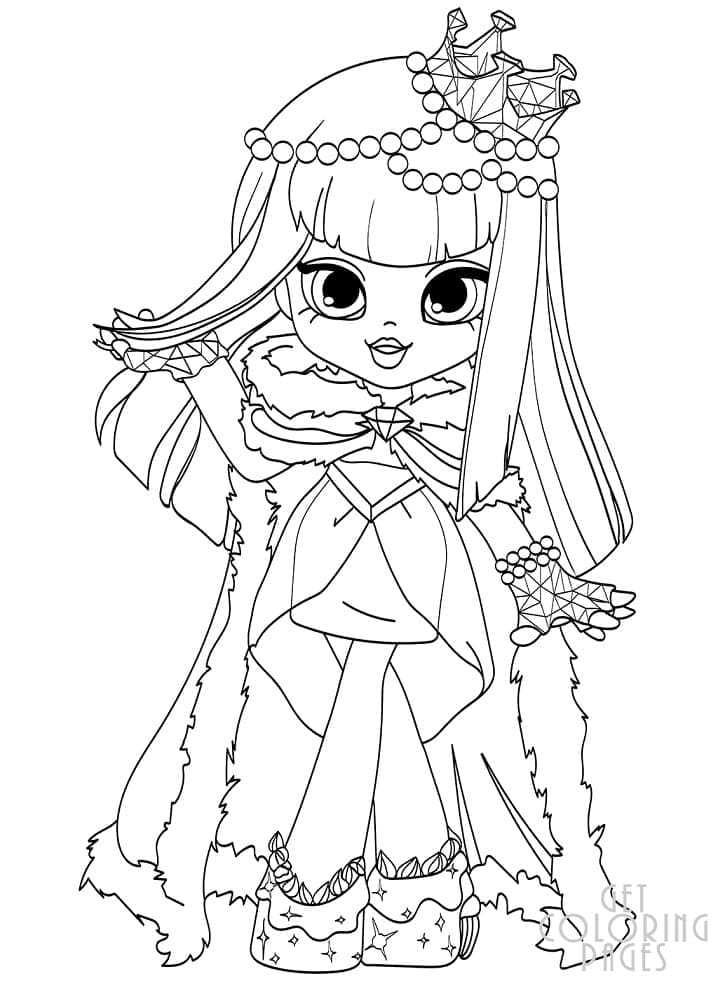 Shopkins Shoppies Doll coloring page