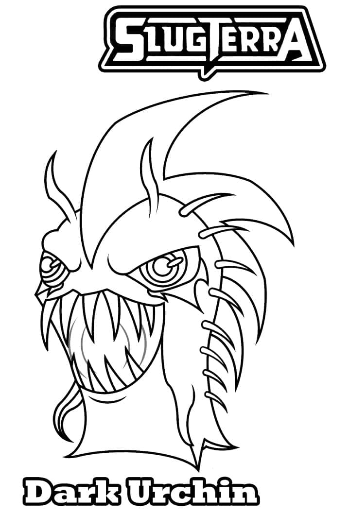 Coloriage Slugterra Dark Urchin