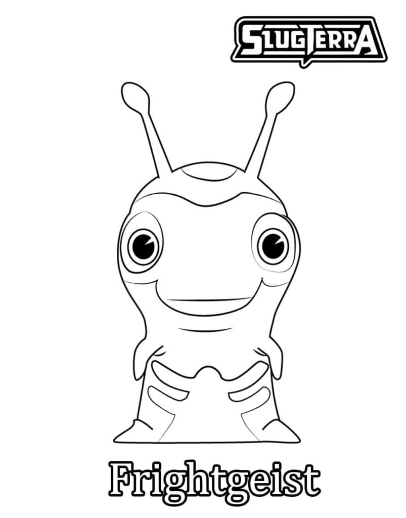 Slugterra Frightgeist coloring page