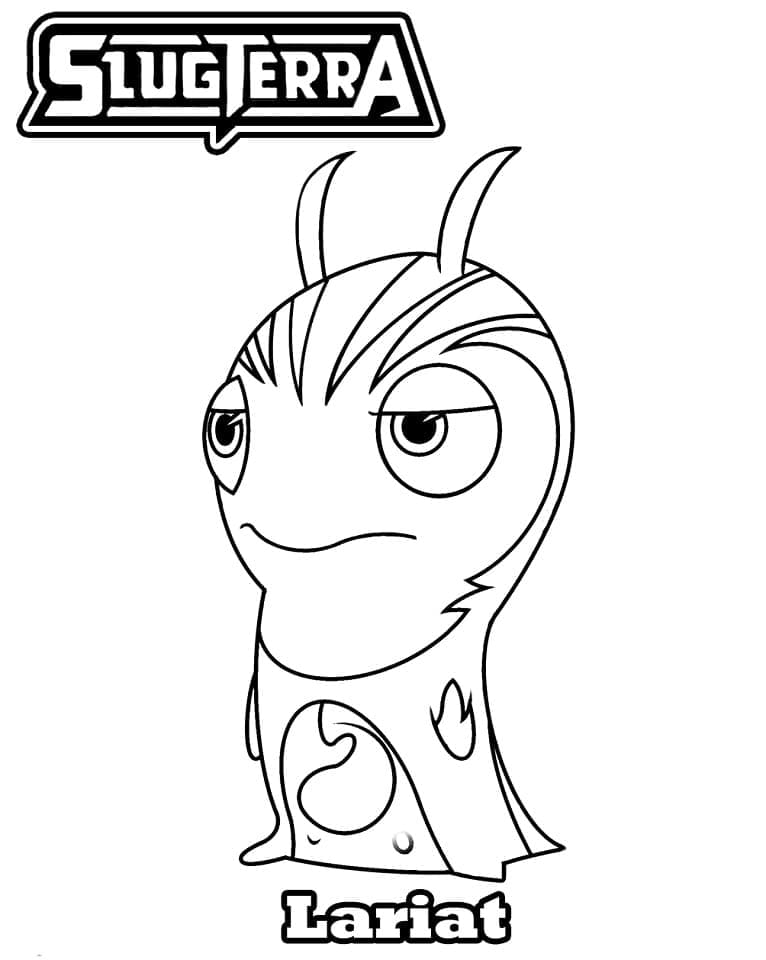 Coloriage Slugterra Lariat