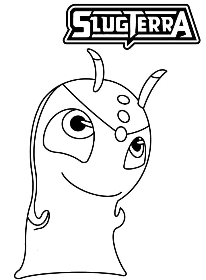 Slugterra Phosphoro Glimmer coloring page