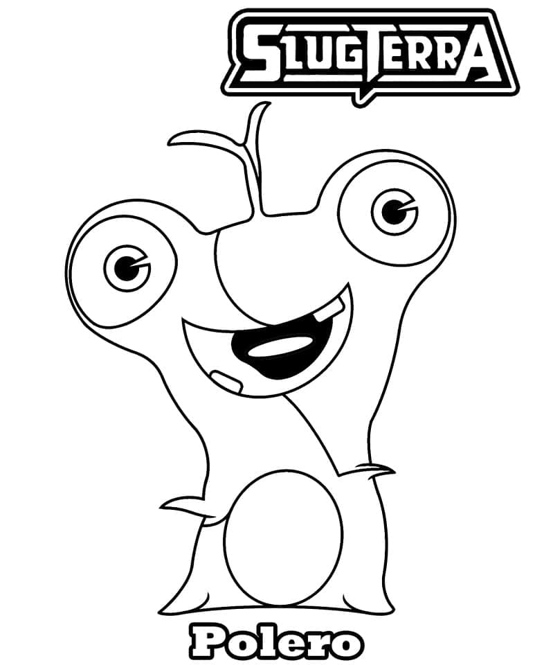 Slugterra Polero coloring page