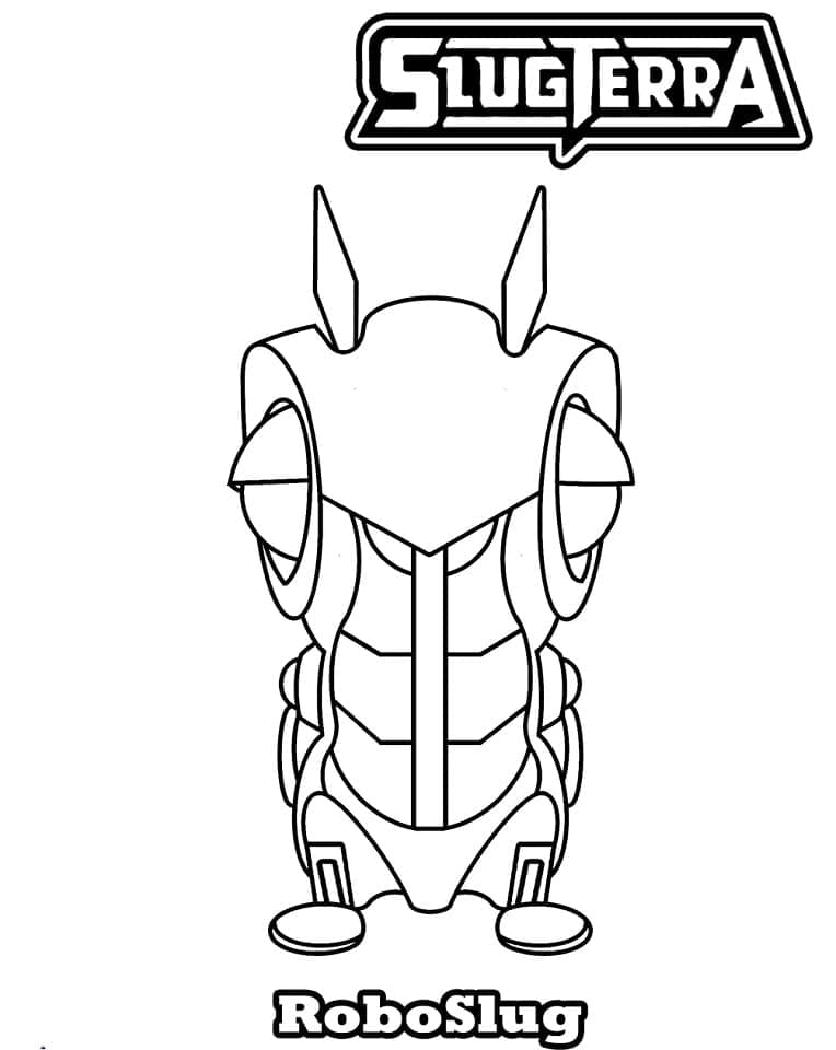 Slugterra Roboslug coloring page