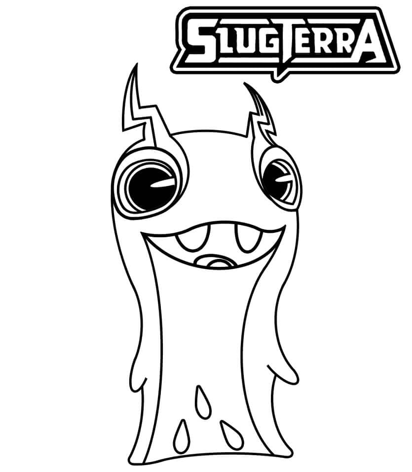 Slugterra Tazerling Joules coloring page