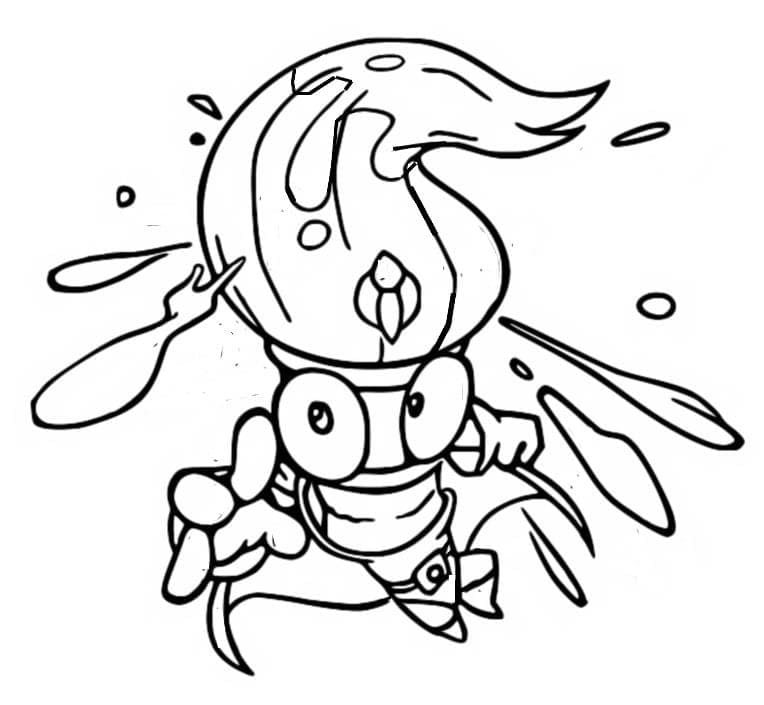 Superzings Brush Lee coloring page