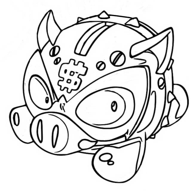 Superzings Coink coloring page