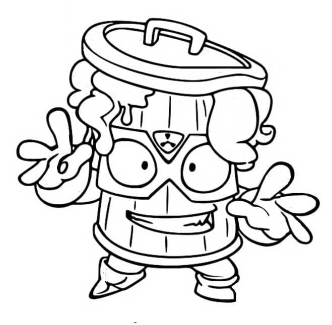 Superzings Max Stink coloring page